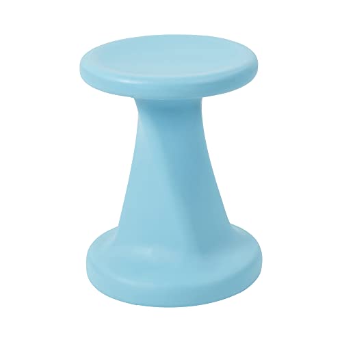 Image of ECR4Kids Twist Active Wobble Stool, 18in Seat Height, Classroom Furniture, Cyan