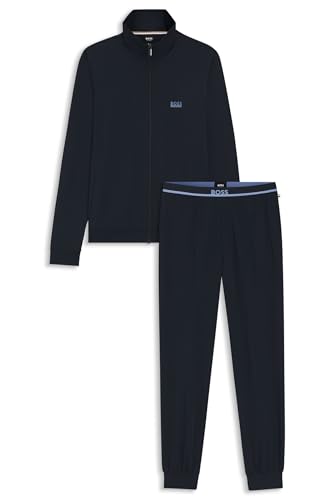 BOSS Hommes 365 Long Set Tenue d’intérieur en coton stretch à logos