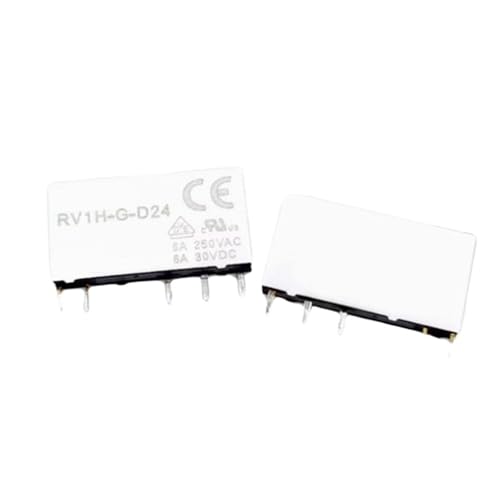 Relé electromecánico RV1H-G-D24 de 24 V CC con cinco pines