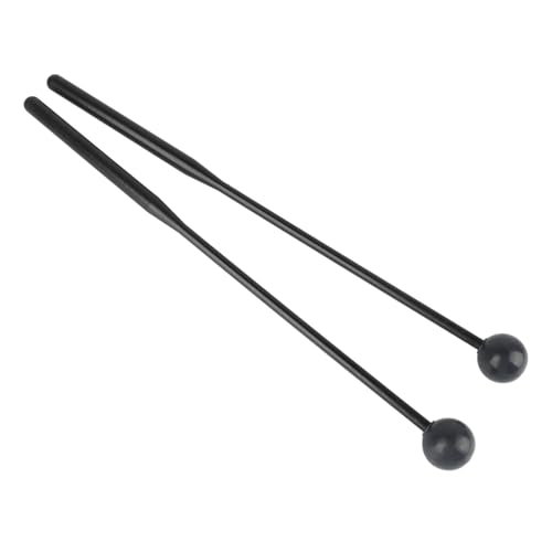 Marimba-Schlägel, Marimba-Schlägel, Xylophon-Sticks, Langlebige Percussion-Sticks, Kunststoffstab-Percussion-Sticks für Glockenspiel-Schläger (Alles schwarz)