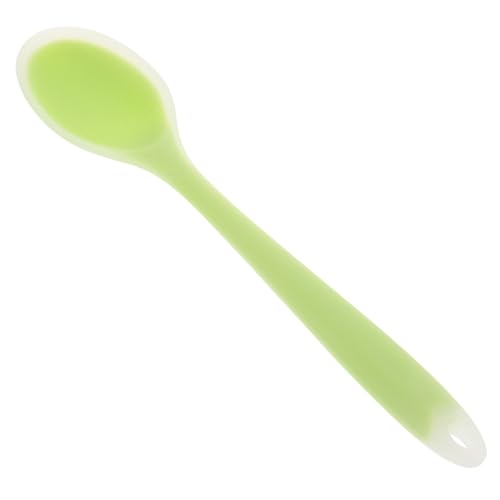 Amosfun Cuchara de para Bebés Diseño Pequeño Antideslizante para Alimentación Infantil Entrenamiento Destete Utensilio Multiuso para Pequeños