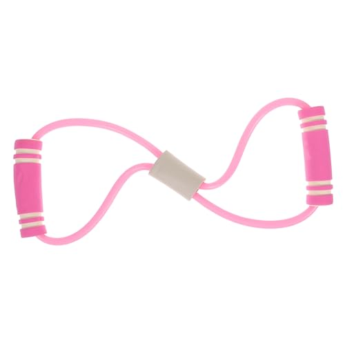 SUPVOX Flat Latex Resistance Band for and Physical Therapy Lightweight Durable Exercise Bands for Stretching and Strength Training Pink
