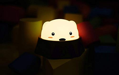 Preisvergleich Produktbild Nettes kreatives geführtes Miniaufladungsschlafzimmer-Nachtpfleg... des Gopher-Nachtlichtklapses, das Lampe einzieht