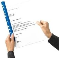Spine Bars A4 with Punched Holes 3 mm Blue Pack of 25