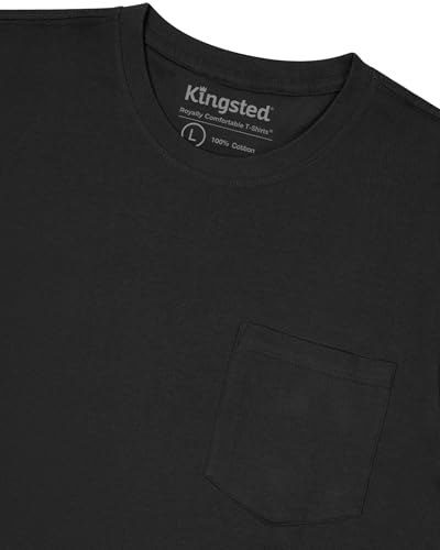Image of Kingsted Pocket T-Shirts for Men - Super Soft & Comfy 100% Cotton Shirts
