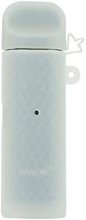 Wonders Texture Protective Case Anti-Slip Silicone Cover Sleeve Wrap Skin for Smok Novo (White)