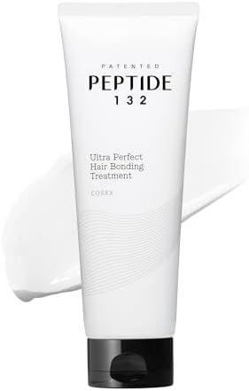 COSRX PEPTIDE 132 Hair Bonding Repair Treatment - Deep Conditioner Hair Mask for Damaged, Dry Hair, Repairs Breakage & Split Ends, For All Hair Types – 8.11 fl oz
