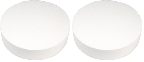 Rayher sphère polystyrène à 30 cm x 7 cm d épaisseur support polystyrène pratique pour présenter gâteau, gâteau bonbon, cake pop, etc. aussi idéal...
