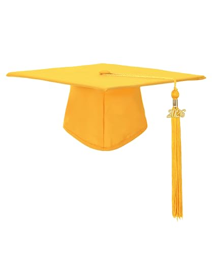 Image of GradClassical Matte Graduation Cap and Gown 2026 Set for High School and College Bachelor