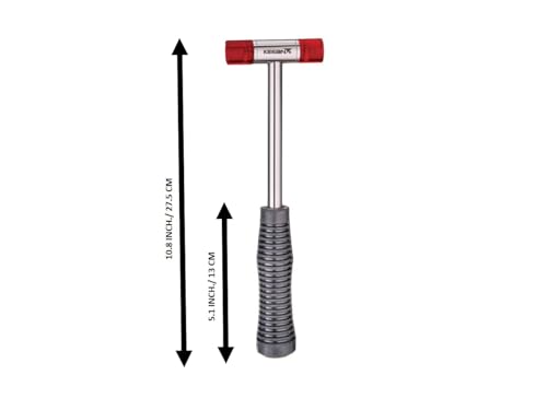 Image of KEEAN 20 MM Soft Faced Acetate Mallet Industrial Hammer Non Slip Rubber Grip Bending Forming Metal Tile Fitting Wood Work Professional