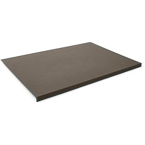 Eglooh - Calliope Deluxe - Protector Mesa Escritorio en Cuero Gris Topo cm 70x50 Cover