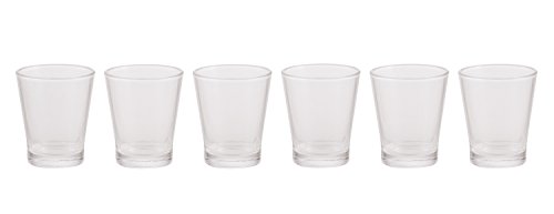 Galileo Casa 2409079 - Lot de 6 Verres à café, en Verre Transparent Cover