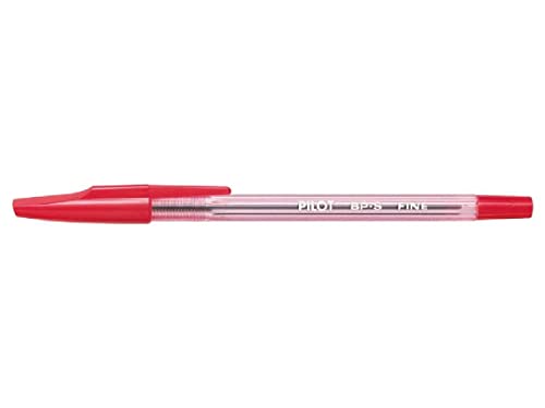 Pilot BP S F stylo-bille rouge fine pointe de haute précision pour tracé net lot de 12