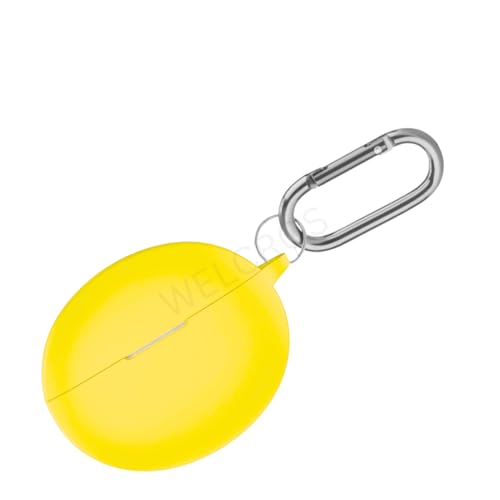 Image of WELCROS Soft Silicone Protective Case Cover for OnePlus Buds 4 (Yellow)