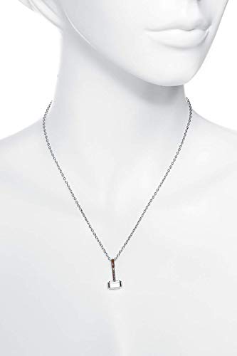 Marvel Comics Thor Hammer Unisex Adult Silver Plated Pendant Necklace. Official Licensed Jewelry, One Size.(THORHAMPNK01B)4