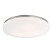 Low Profile Decorative Recessed Light Trim with Satin White Glass