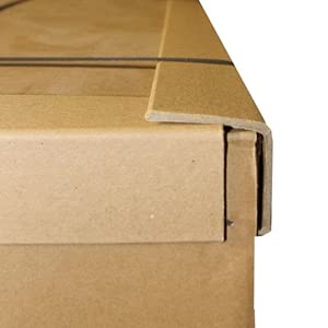 Cardboard Pallet Edge Corner Guard Protectors Protection (Cardboard Pallet Corners (Pack x 10), 35x35x1200mm)