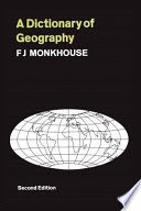 Hardcover A DICTIONARY OF GEOGRAPHY, SECOND EDITION Book