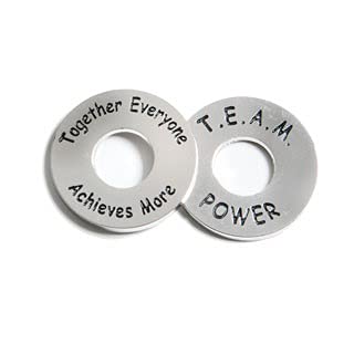 Trainers Warehouse T.E.A.M. Power Tokens, Great for Team Building Purposes, Excellent for Recognition and Appreciation (10/Set)