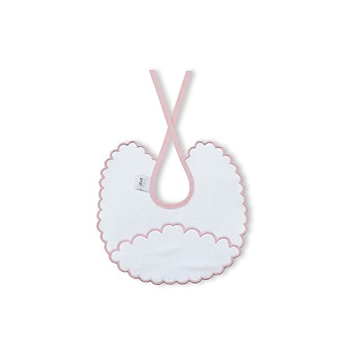 Set van 2 ronde wolkenslabbetjes in roze en grijs - Afbeelding 3