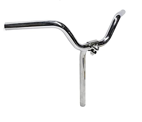 RMS Manubrio Cromato in Acciaio Bici Ø 22,2