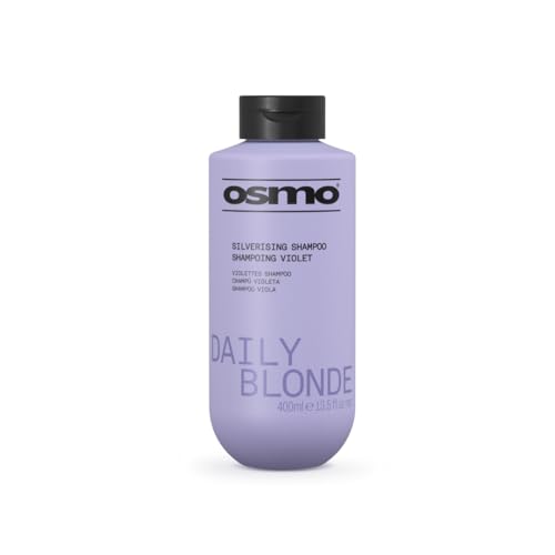 OSMO Daily Blonde Silverising Shampoo | Purple Shampoo | No Yellow or Brass | Vegan. 400ml