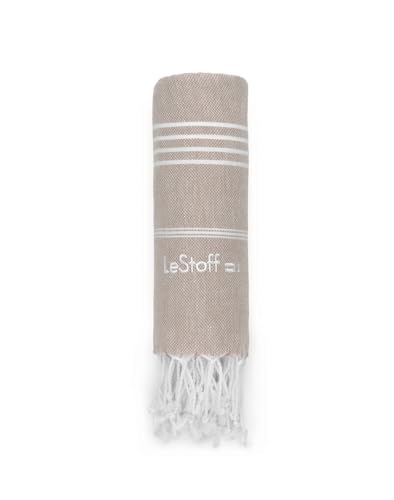 LeStoff Premium Hammam Towel, 100% Organic Cotton, Pre-washed Sustainable Absorbent & Quick-drying, Beach, Bath, Shower, Yoga