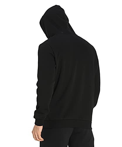 Image of Puma Cotton Men Ess Big Logo Hooded Neck Hoodie Fl (S) Mineral