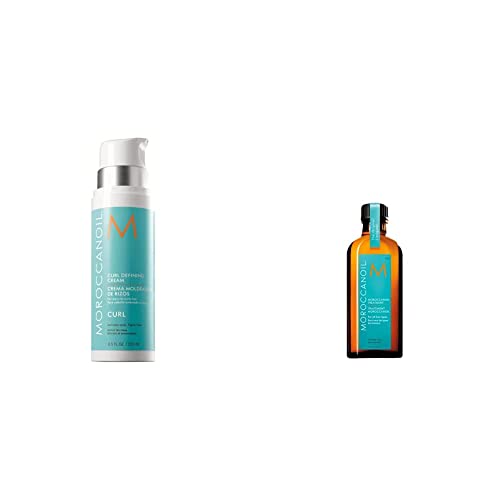 Soin Original Moroccanoil et Crème Boucles pour un rituel capillaire haut de gamme