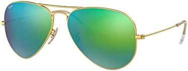 Ray-Ban Unisex RB3025 Aviator Sunglasses 55mm