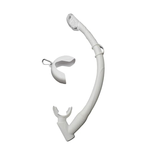 Mirweon Snorkels enrollables con estuche de almacenamiento, buceo libre y esnórquel, esnórquel de natación para buceo, natación al aire libre, esnórquel con hebillas para colgar