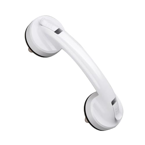Barra de agarre con ventosa para baño, mango de seguridad para ducha con agarre antideslizante, fácil instalación para bañera, cocina, dormitorio y escalones
