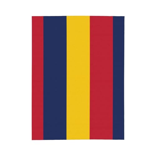 Couverture flanelle drapeau Tchad douce et chaude pour lit et canapé - 3