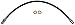 Dorman H620826 Rear Center Brake Hydraulic Hose Compatible with Select Chevrolet / GMC Models