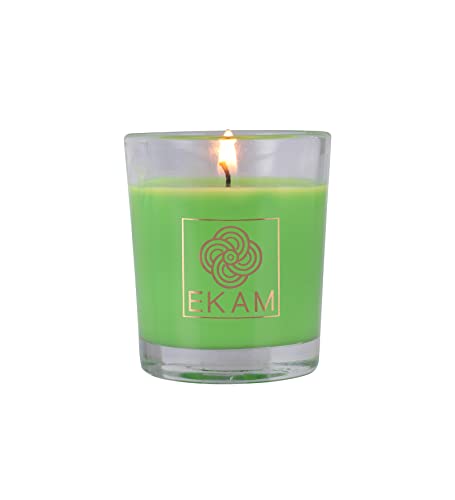 Image of EKAM Jasmine Scented Votive Candle - 40 Grams Each - 10 Hours Burn Time - Ideal for Diwali, Home Decor & Gifting