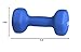 Amazon Basics Neoprene Dumbbell Hand Weights, 10 Pound, Pair, Navy Blue