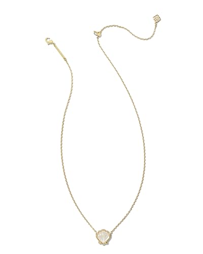Kendra Scott Brynne Shell Short Pendant Necklace, Fashion Jewelry for Women2