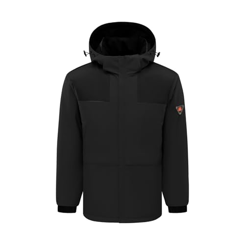 Mens Hooded Color Block Outer Layer Featuring Four Heating Area Setup - image 1