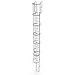 Tri Arc Mfg 28 Step Steel Caged Walk Through Fixed Access Ladder, Gray - WLFC1228