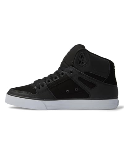 Dc Shoes Men's Pure HIGH-TOP WC Shoe, Black/Black/White, 8 UK - Image 2