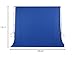 GSKAIWEN 10x20ft/3x6m Photo Studio 100 Percent Pure Cotton Muslin Collapsible Blue Screen Backdrop Curtain Background for Photography, Video and Television (Stand NOT Included)