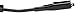Dorman 42672 Front Driver Side Windshield Wiper Arm Compatible with Select Cadillac/Chevrolet/GMC Models