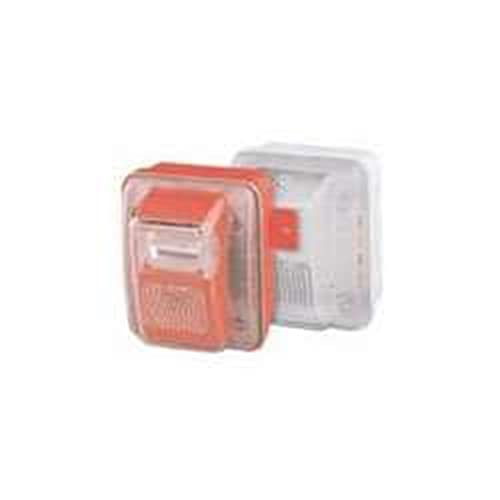 24v Wht Wall Strobe Weatherproof 75cd