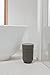 Umbra Touch Waste Can, Small Trash Can with Lid, Swing Lid Waste Basket, Garbage Can with Lid for Washroom/Bathroom, Soft Touch, Matte Gray Finish