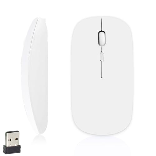 【Mouse a clic silenziosi】 Il mouse silenzioso senza fili ti consente di svolgere le tue attività con un'efficienza silenziosa. Con una riduzione del rumore dei clic del 90%, puoi lavorare in tutta tranquillità e non disturberai chi ti circonda.
