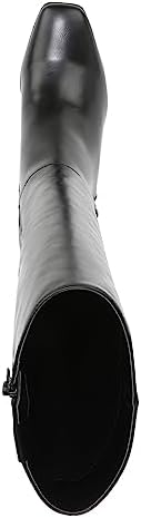 Naturalizer Womens Waylon Square Toe Knee High Boot Black Textured Wide Calf 7 M | Image 5