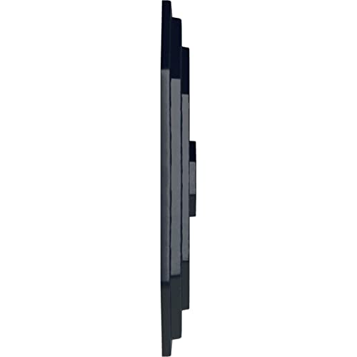 Image of Ekena Millwork CM25FEMDF 25 1 /4 inchW X 17 1 /4 inchH X 1 3 /4 inchP Felix Ceiling Medallion, Midnight Dream