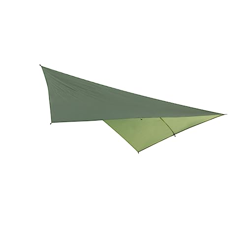 BESPORTBLE Outdoor Sunshade Rain Fly Tarp Lightweight Canopy for Camping Beach Picnic Hiking Garden Multi Functional Tent Shade Army Green