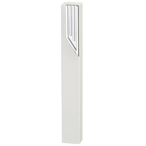 MUNDO JUDAICOAluminum Mezuzah 12cm / Modern White