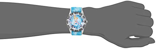 Disney Princess Kids' Plastic Time Teacher Analog Quartz Nylon Strap Watch2